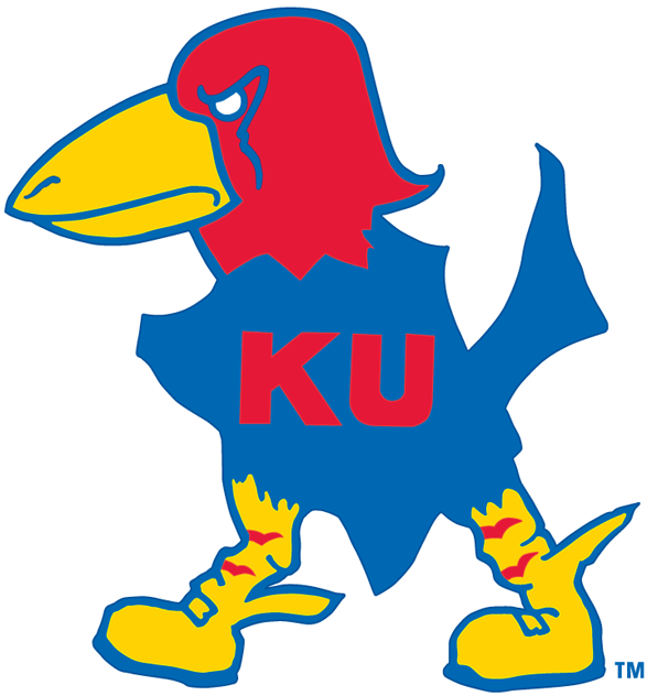 Kansas Jayhawks 1929-1940 Primary Logo iron on paper